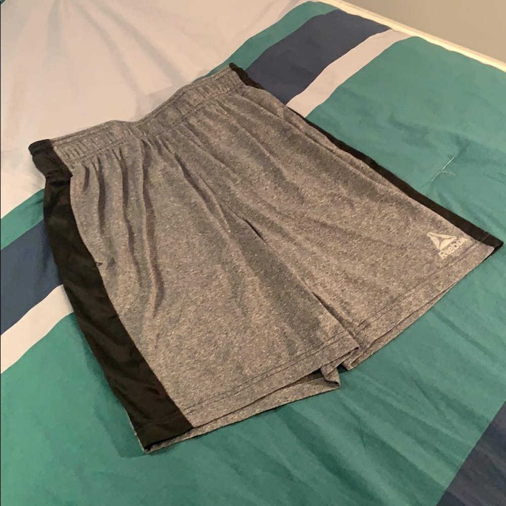 Gray Reebok shorts size small